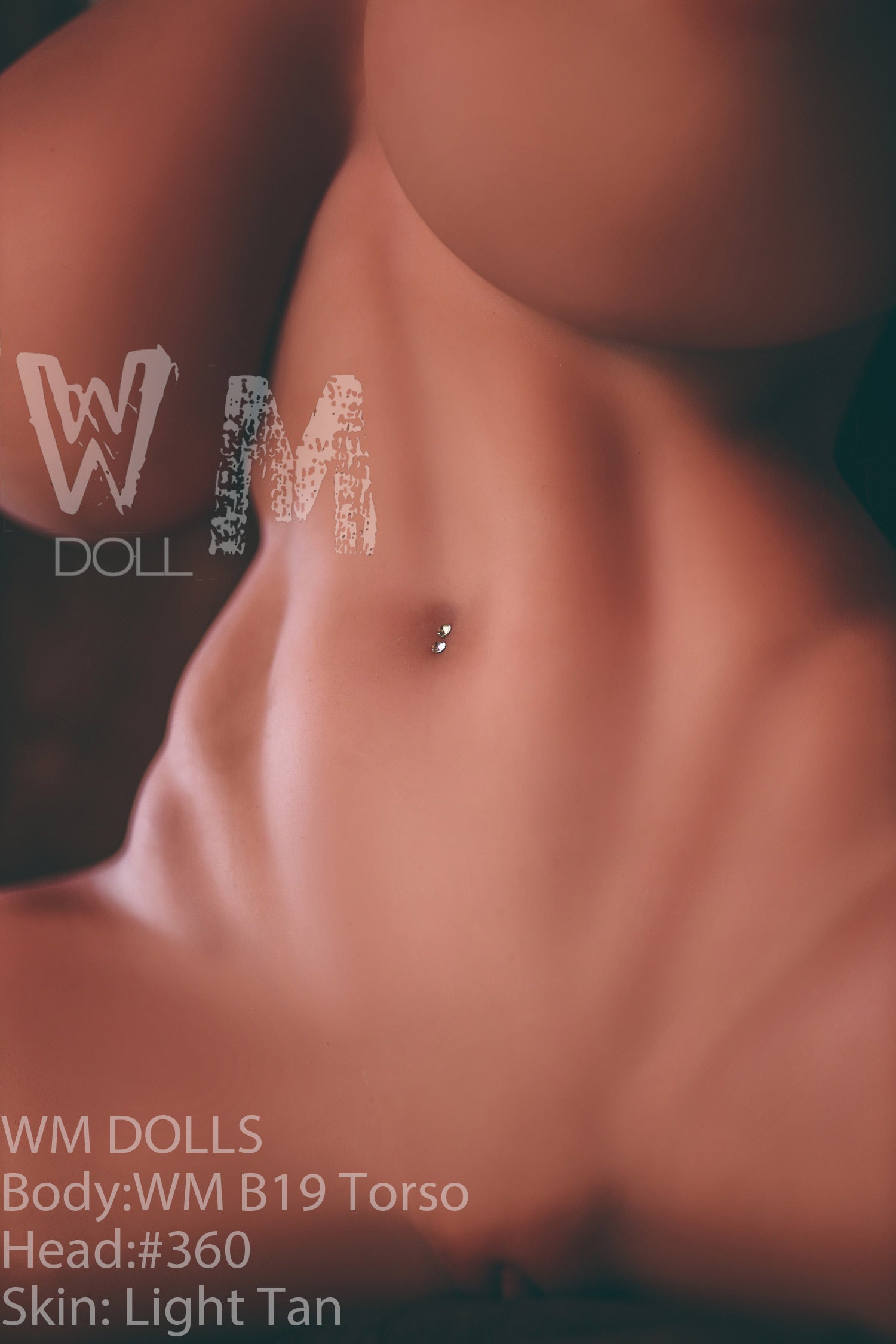 Brendija seksa lelle (WM-Doll Torso B19 89 cm J kauss #360 TPE)