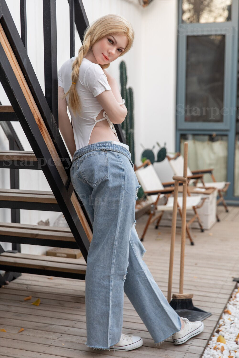 Imogen seksa lelle (Starpery 171 cm A glāze TPE + silikons)