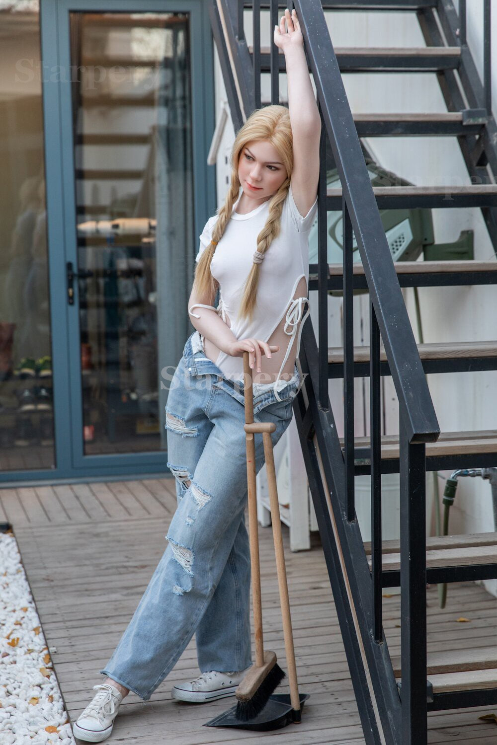 Imogen seksa lelle (Starpery 171 cm A glāze TPE + silikons)