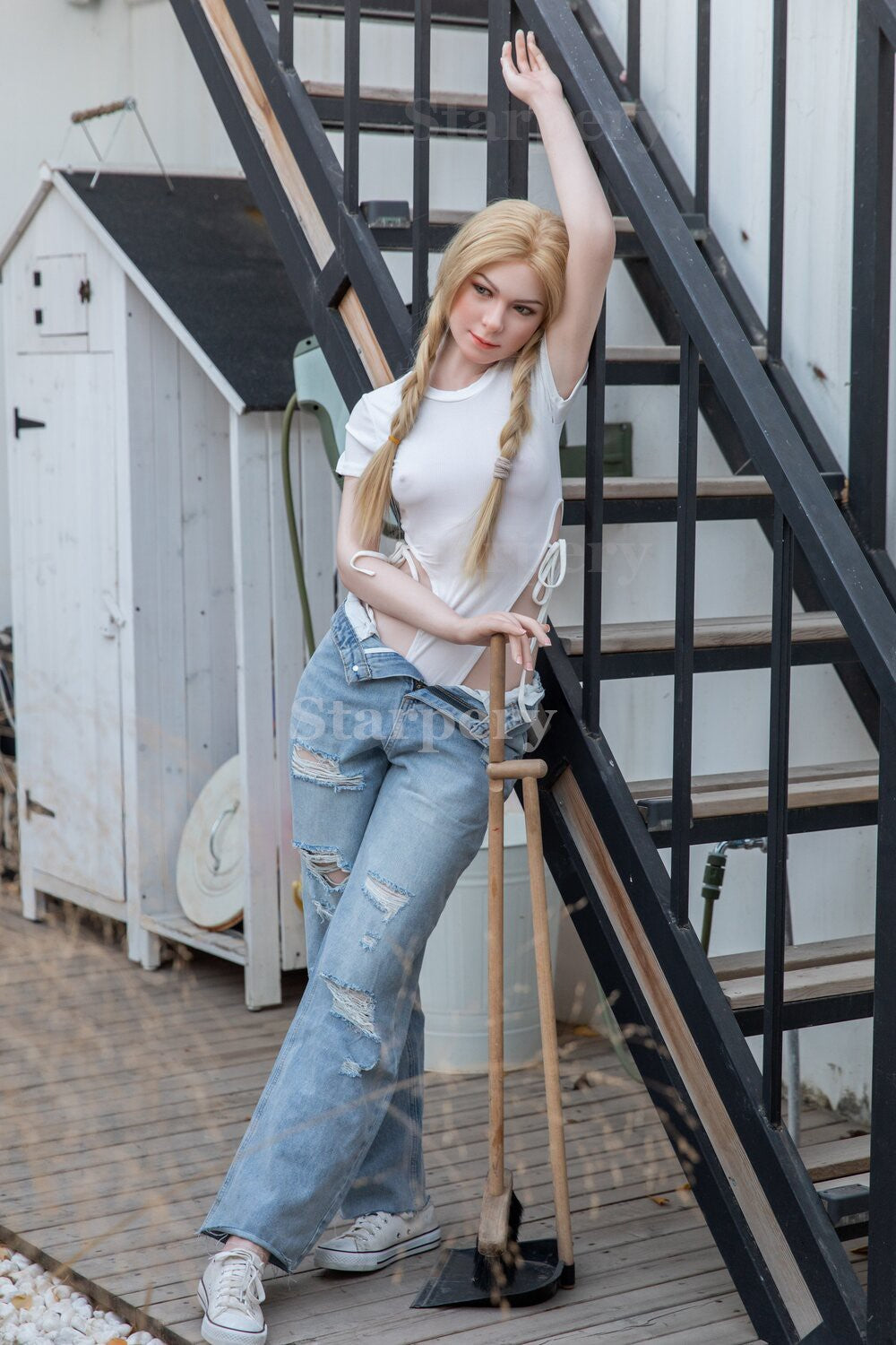 Imogen seksa lelle (Starpery 171 cm A glāze TPE + silikons)