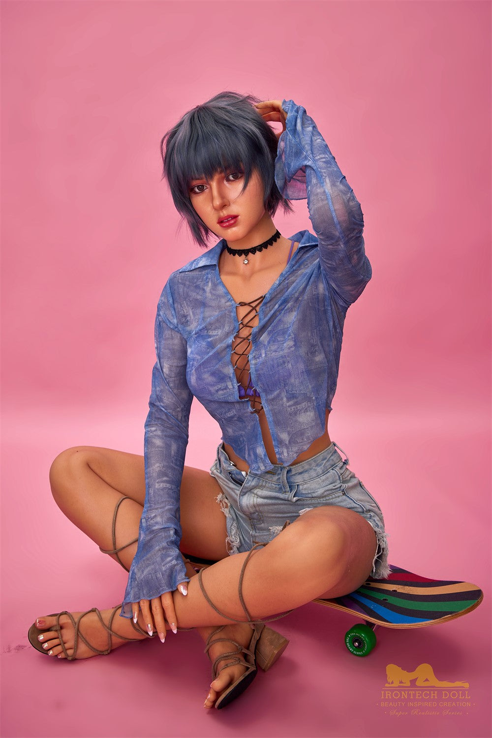 Dženija seksa lelle (Irontech Doll 168 cm B-Cup S29 silikons)