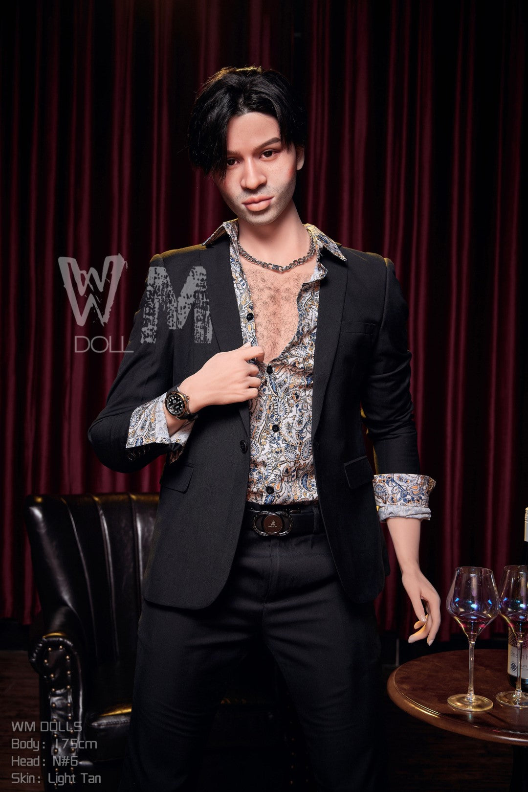 Cita vīriešu dzimuma lelle (WM-Doll 175 cm # N6 TPE)