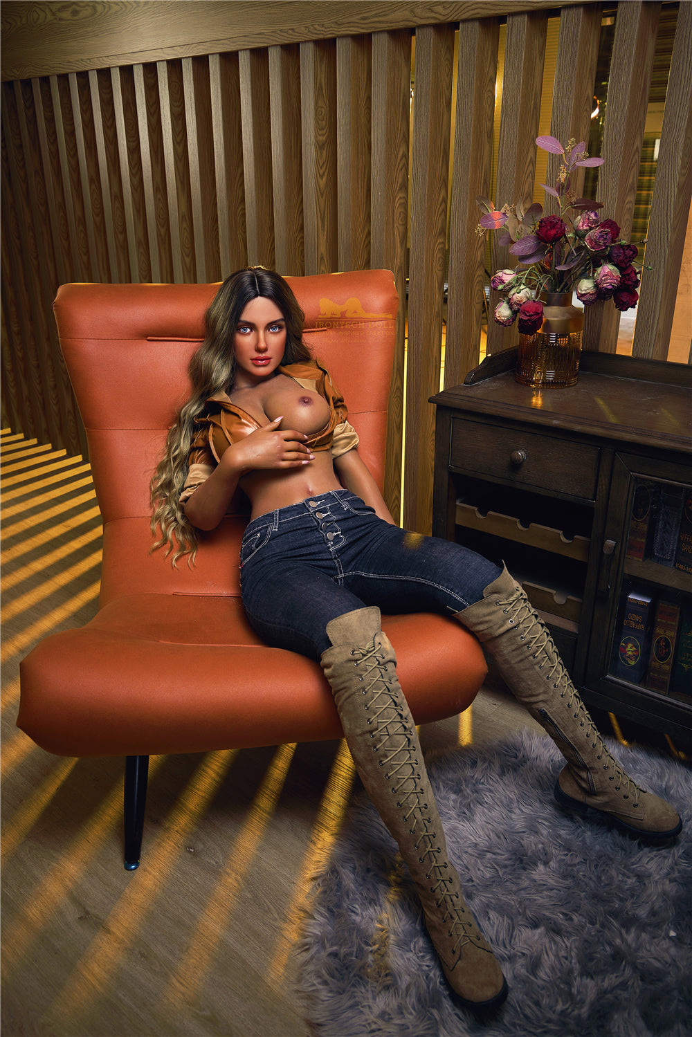Roxy seksa lelle (Irontech Doll 165 cm F-Cup S17 silikona)