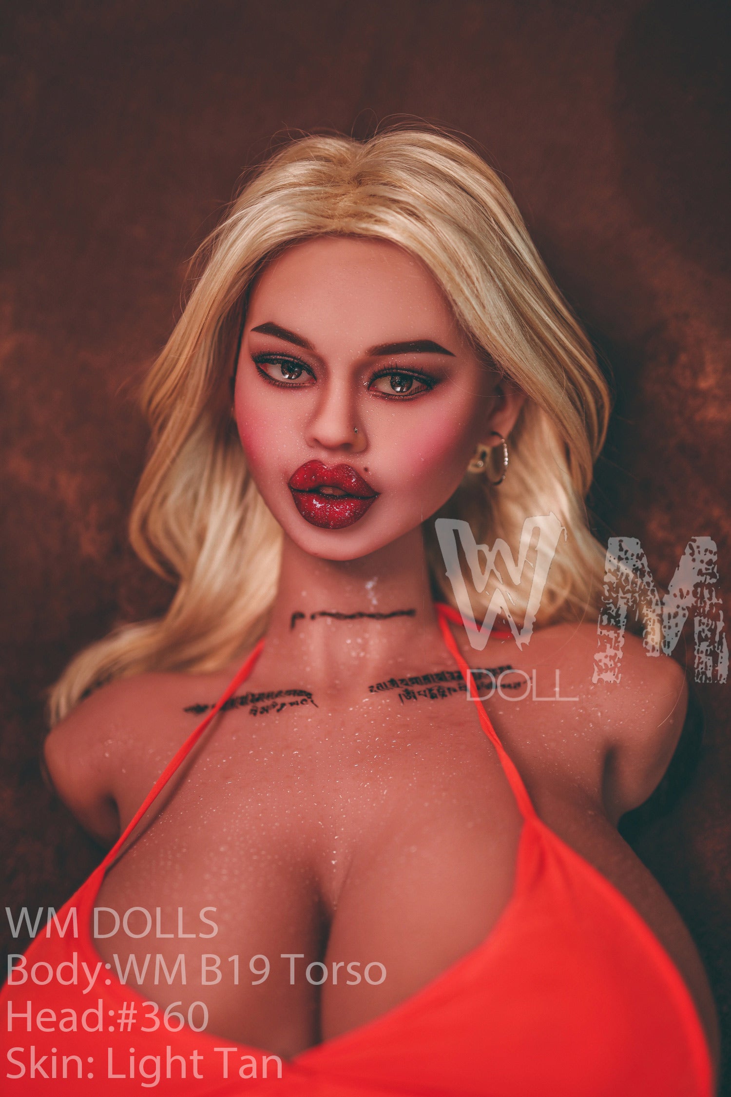 Brendija seksa lelle (WM-Doll Torso B19 89 cm J kauss #360 TPE)