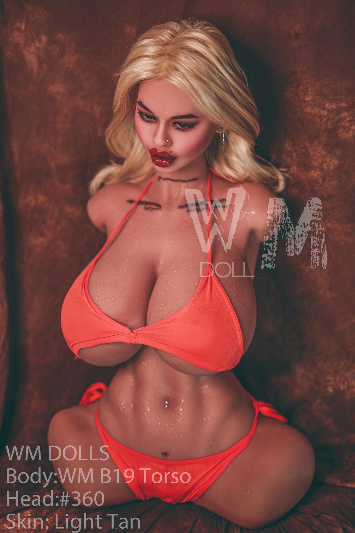 Brendija seksa lelle (WM-Doll Torso B19 89 cm J kauss #360 TPE)