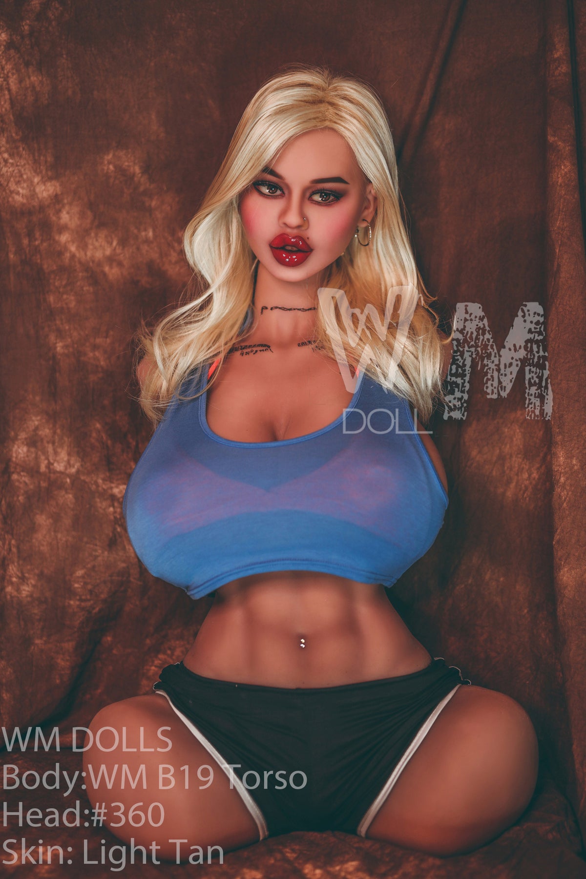 Brendija seksa lelle (WM-Doll Torso B19 89 cm J kauss #360 TPE)