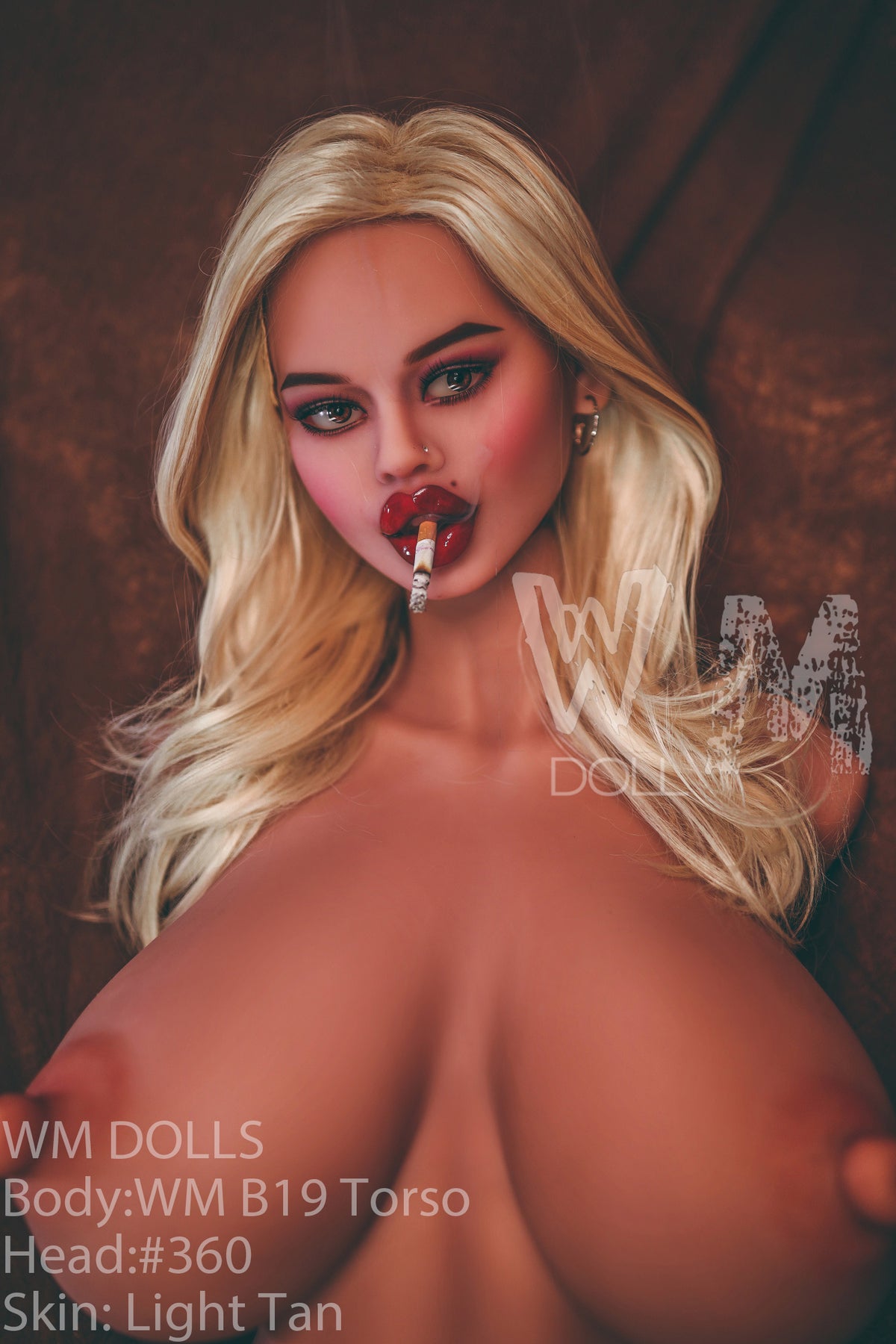 Brendija seksa lelle (WM-Doll Torso B19 89 cm J kauss #360 TPE)