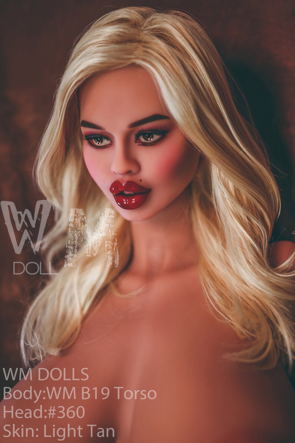 Brendija seksa lelle (WM-Doll Torso B19 89 cm J kauss #360 TPE)