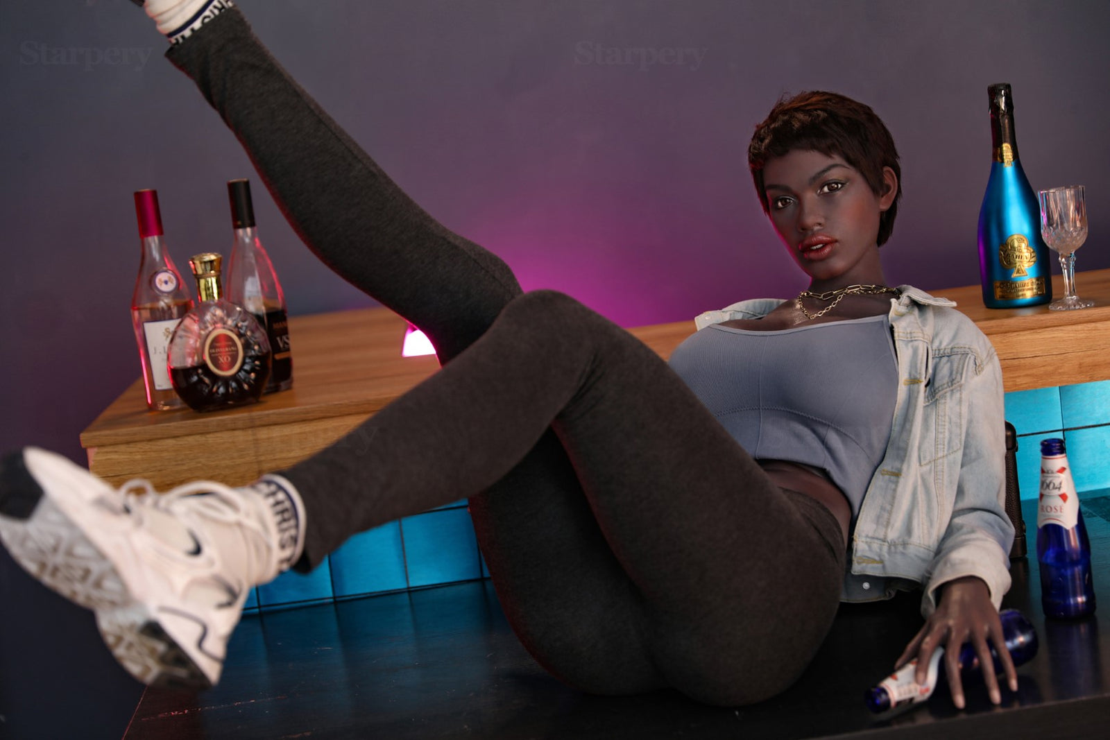 Seksa lelle Keiša (Starpery 174 cm G-kauss TPE+silikons)
