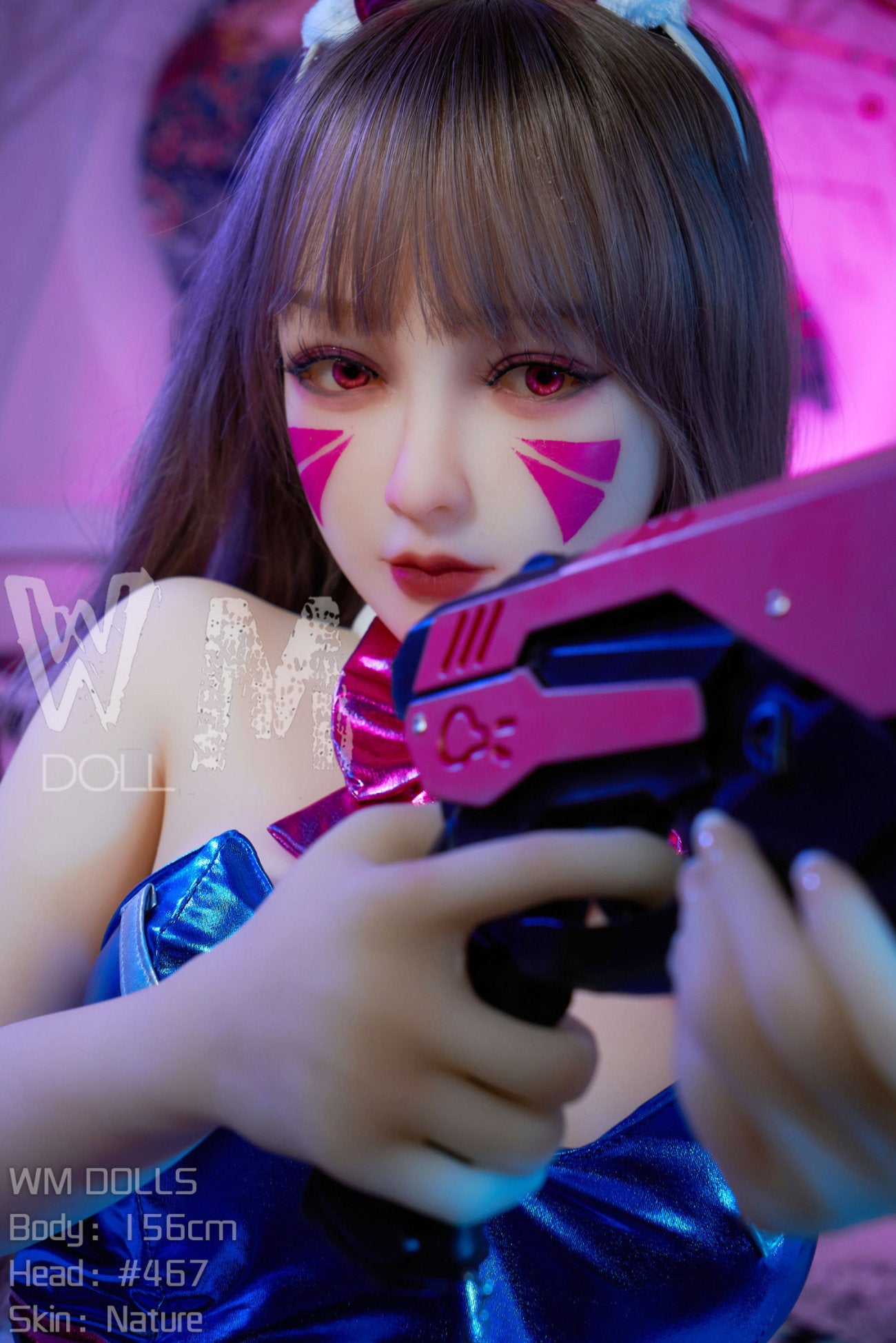 D.Va Sex Doll (WM-Doll 156 cm C-Cup #467 TPE)