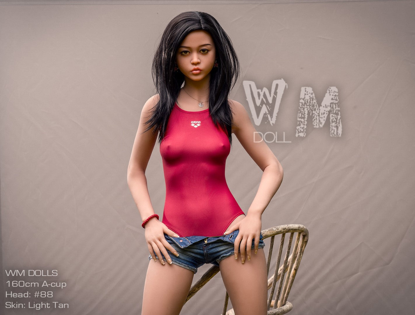 Seksa lelle Kiara (WM-Doll 160 cm A-kauss #88 TPE)