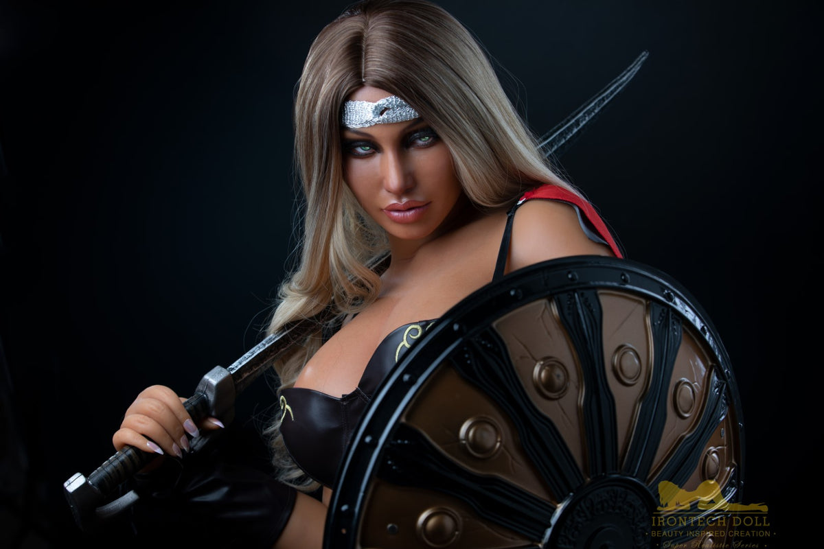 Seksa lelle Hedy Warrior (Irontech Doll 164 cm E-cup S26 silikona)