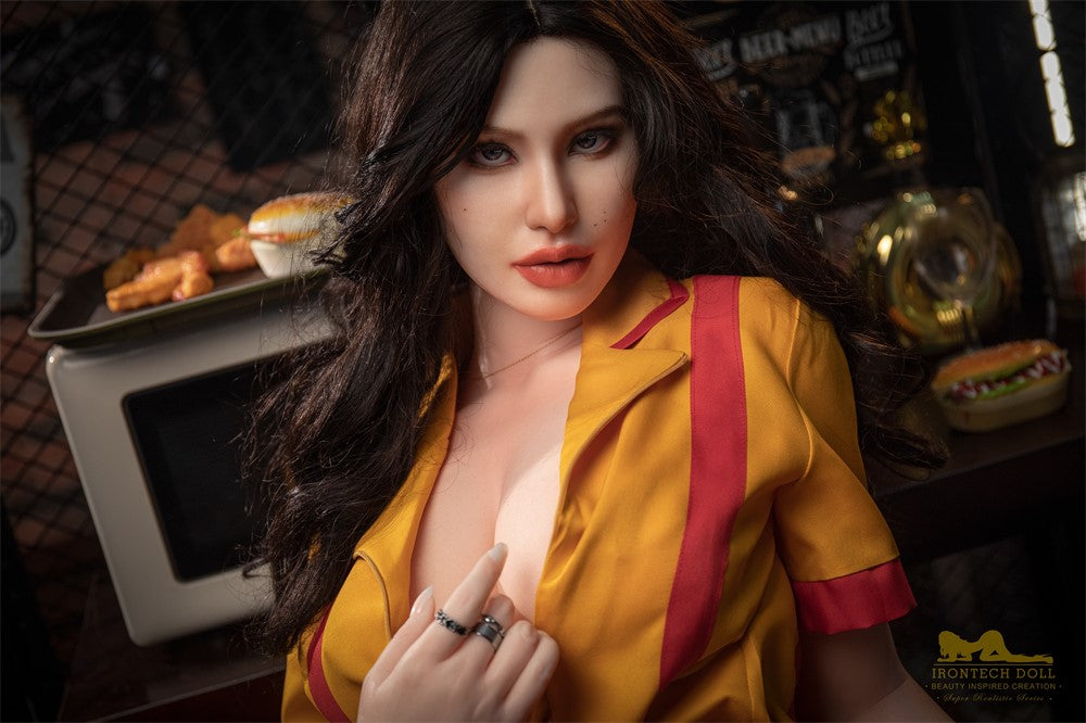 Džekija seksa lelle (Irontech Doll 164 cm E-cup S19 silikona)