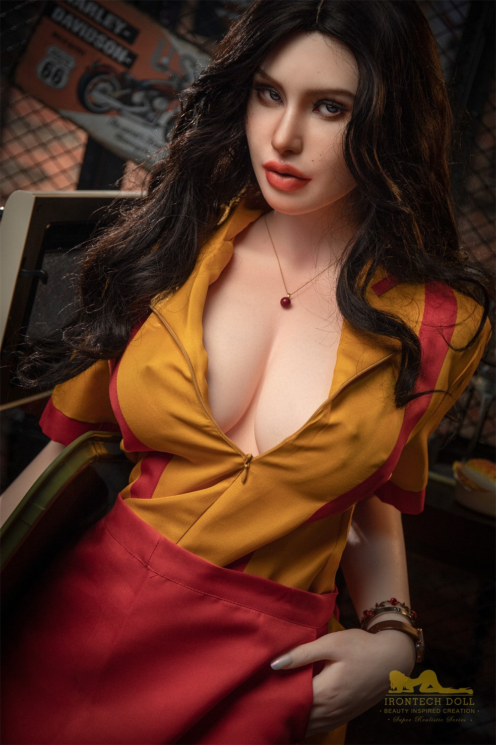 Džekija seksa lelle (Irontech Doll 164 cm E-cup S19 silikona)