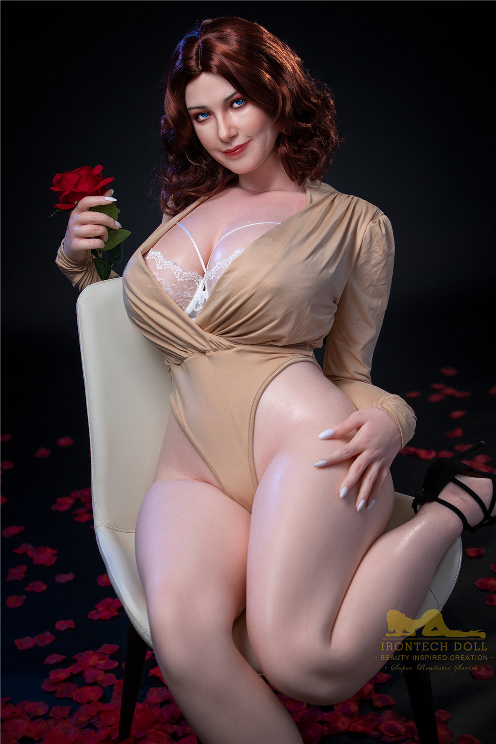 Karmela seksa lelle (Irontech Doll 160 cm H-kauss S12 silikons)