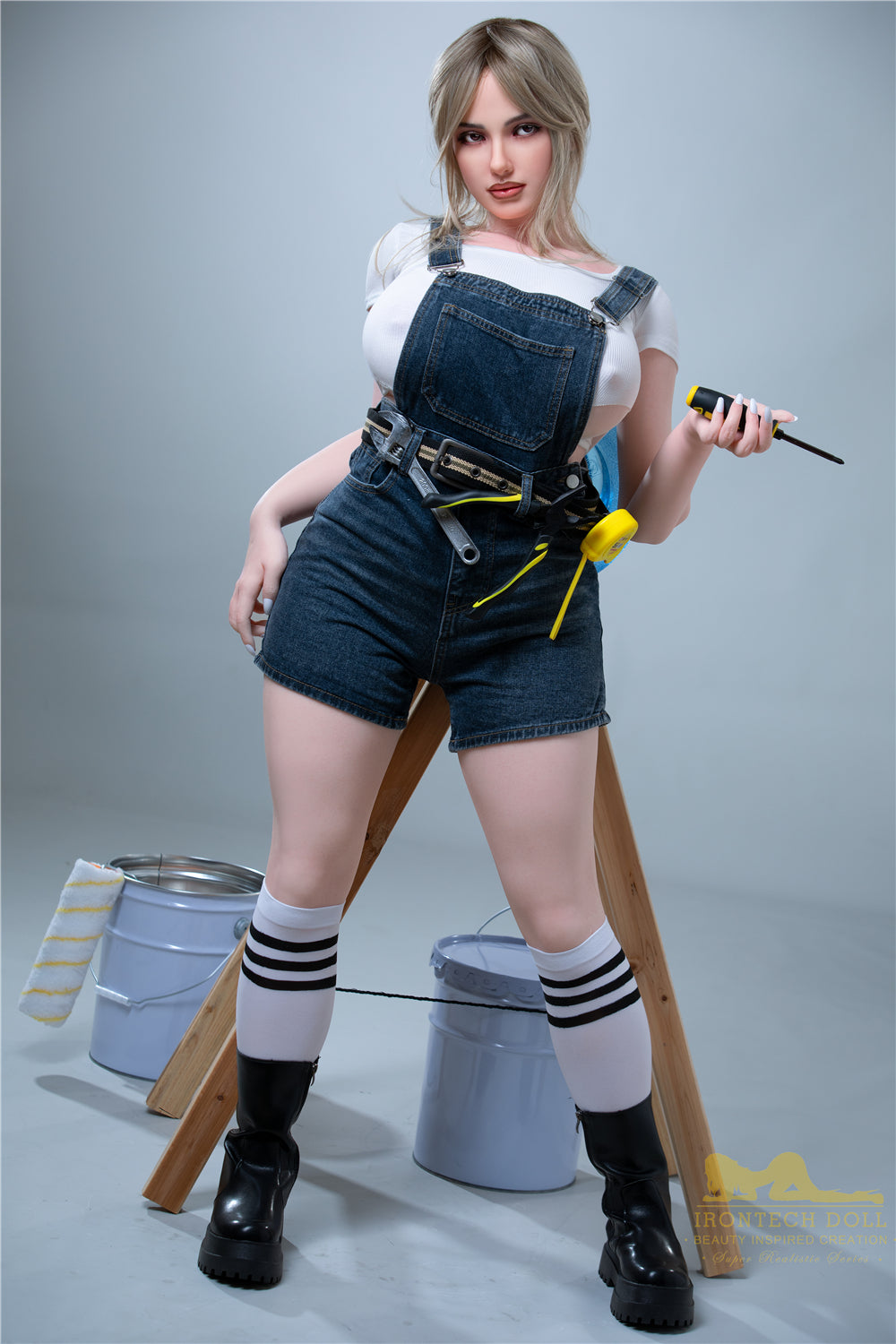Klaudija seksa lelle (Irontech Doll 160 cm H-kauss S17 silikons)