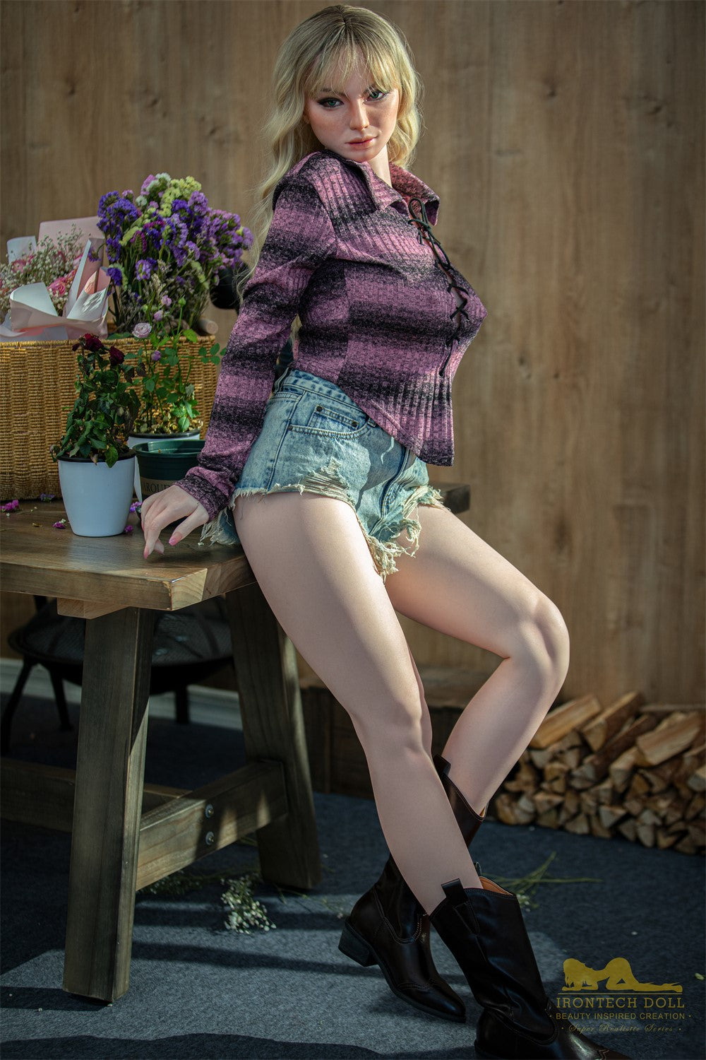 Marija seksa lelle (Irontech Doll 165 cm F-Cup S22 silikona)