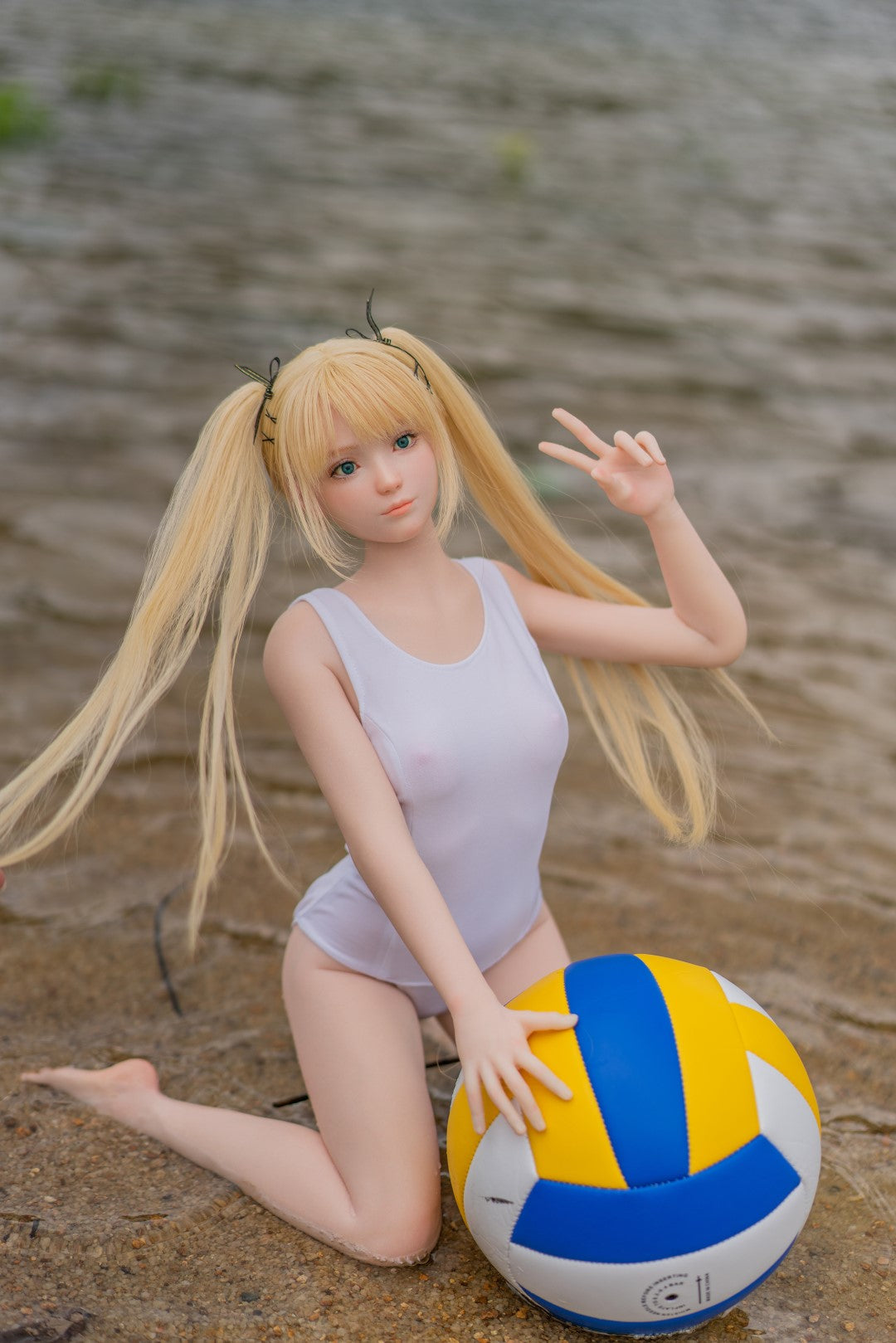 Marija Roza mini seksa lelle (AXB Doll 85 cm B-Cup GF05-1 silikons)