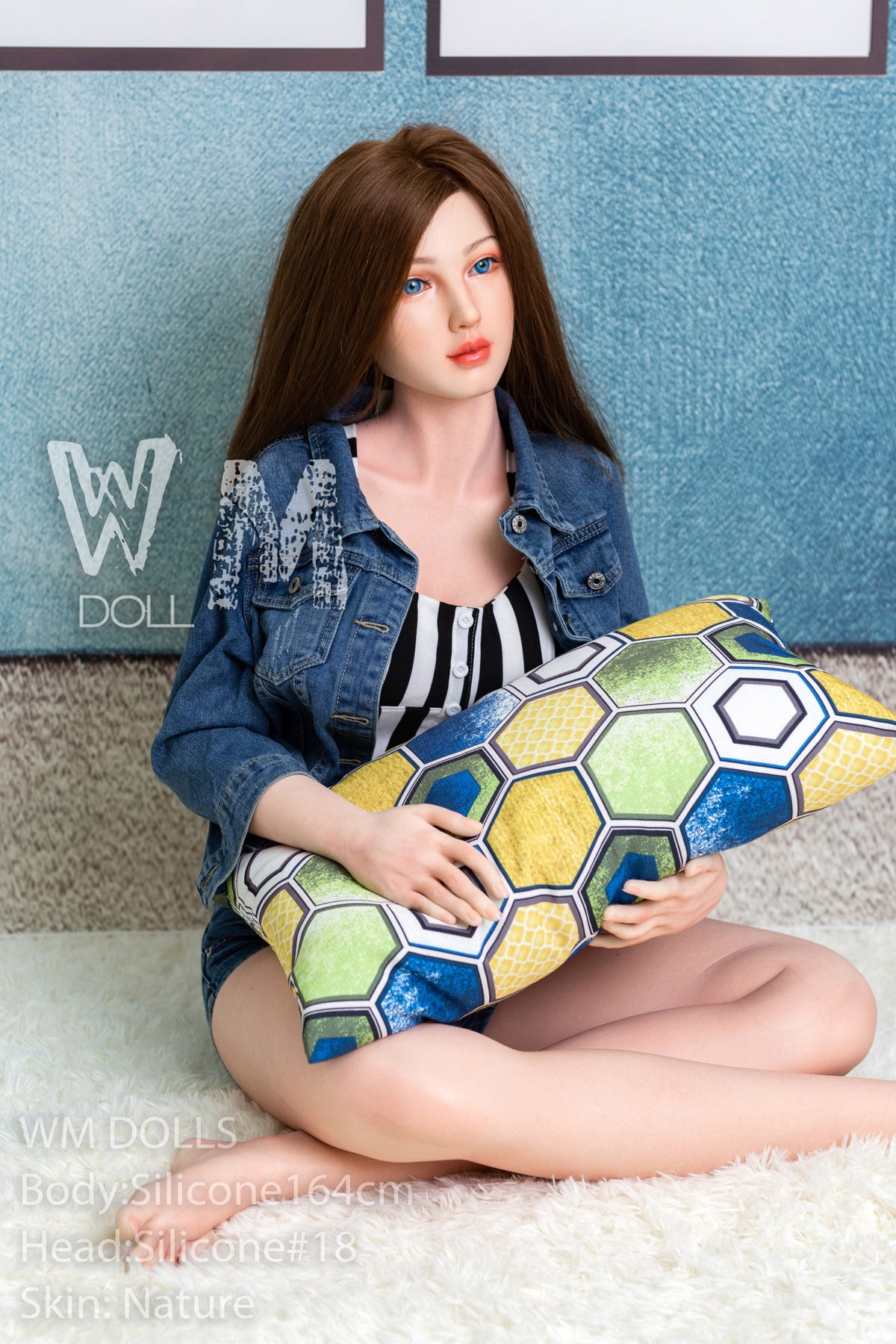 Seksa lelle Kimberlija (WM-Doll 164 cm D-Cup silikona Nr. 18)