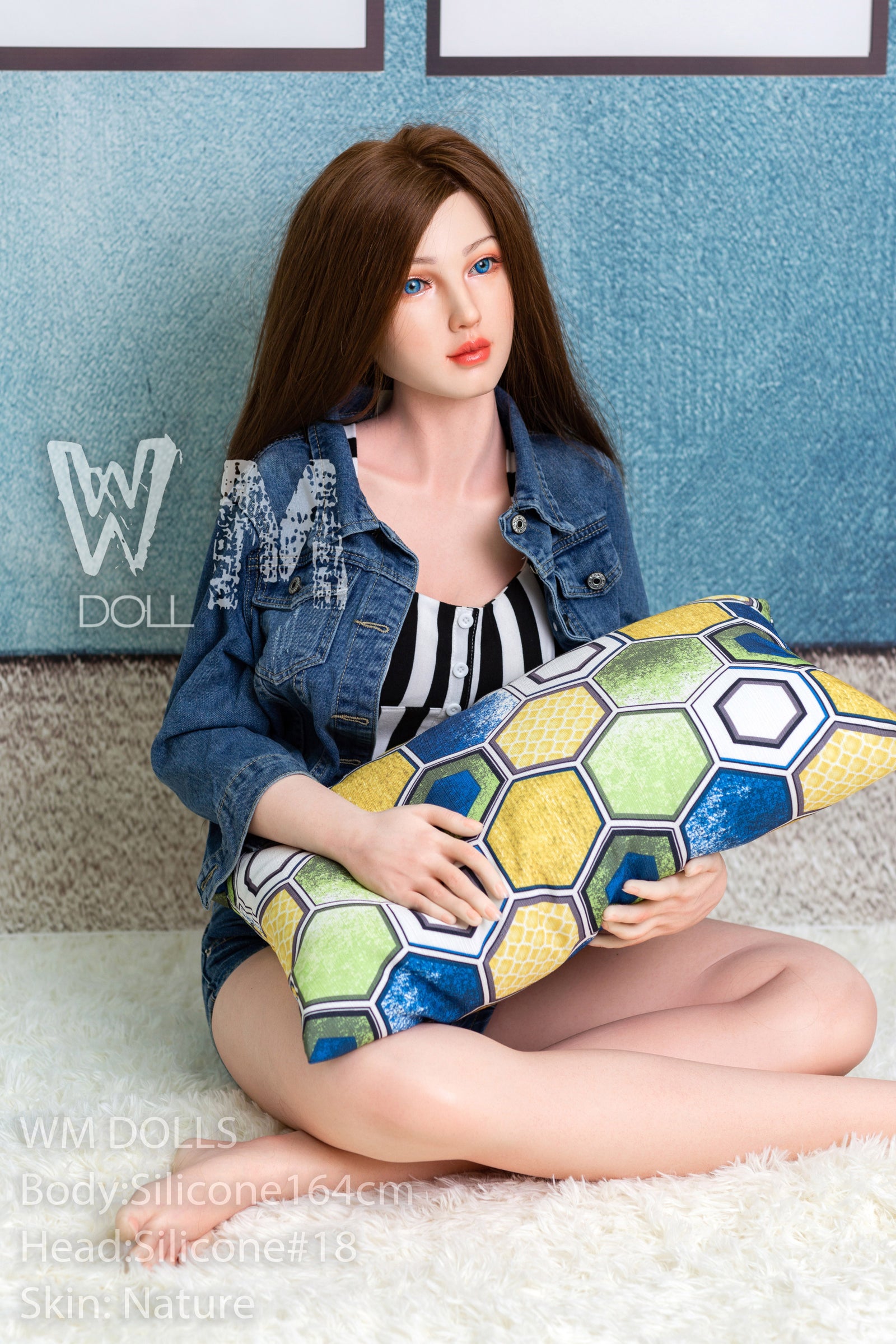 Seksa lelle Kimberlija (WM-Doll 164 cm D-Cup silikona Nr. 18)