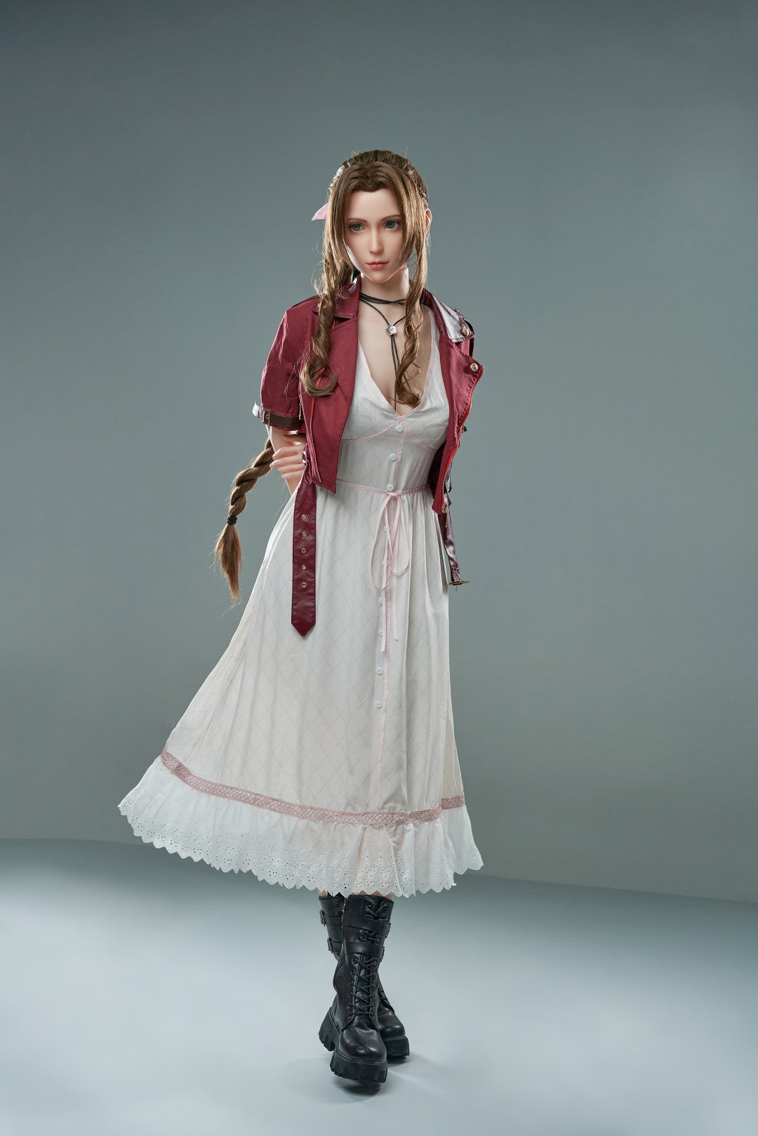 Aerith Sex Doll (Game Lady 167cm D-Cup Nr.04 silikons)