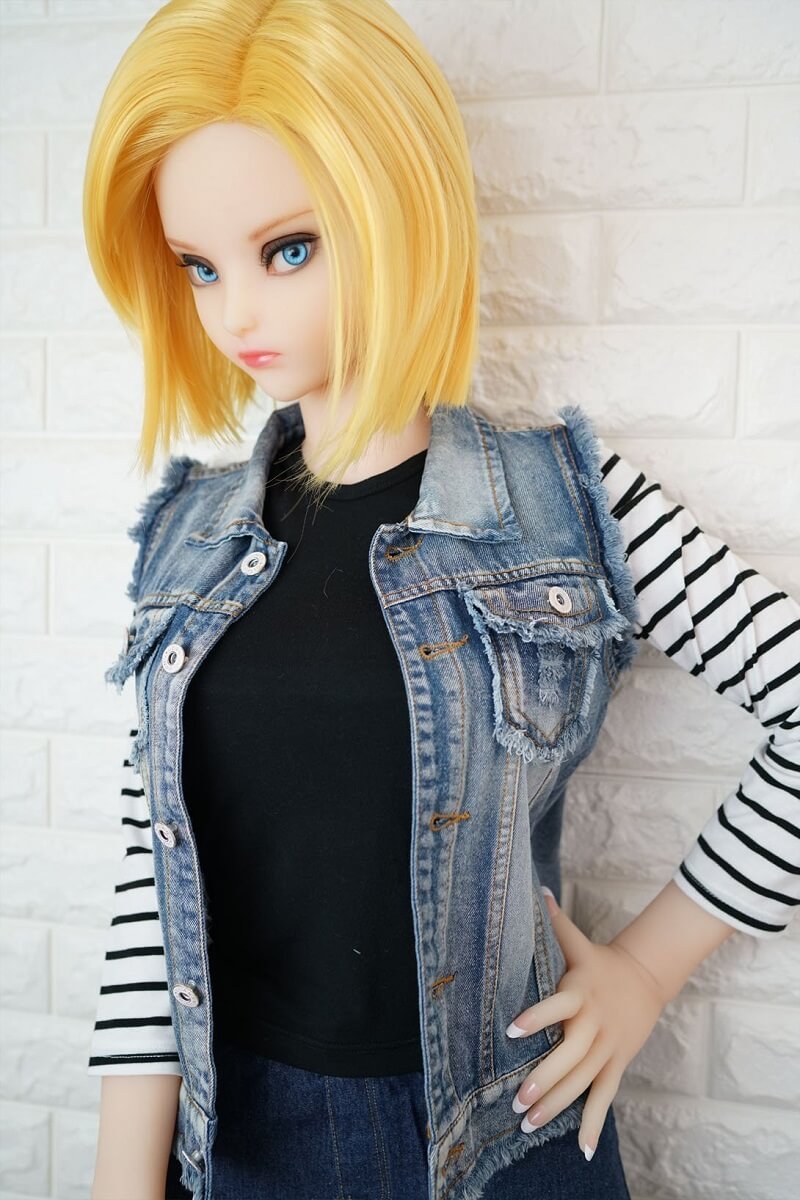 Lazuli Android 18 Sex Doll (Irokebijin 140 cm E-Cup TPE/silikona)