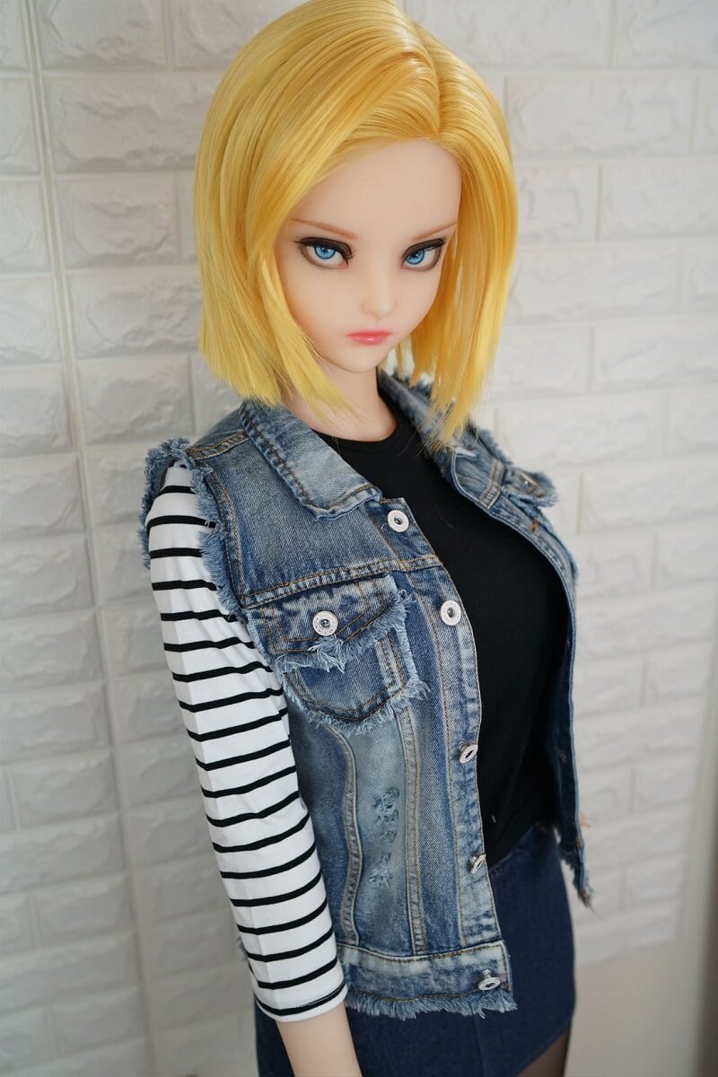 Lazuli Android 18 Sex Doll (Irokebijin 140 cm E-Cup TPE/silikona)