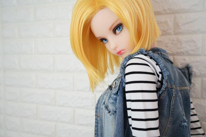 Lazuli Android 18 Sex Doll (Irokebijin 140 cm E-Cup TPE/silikona)