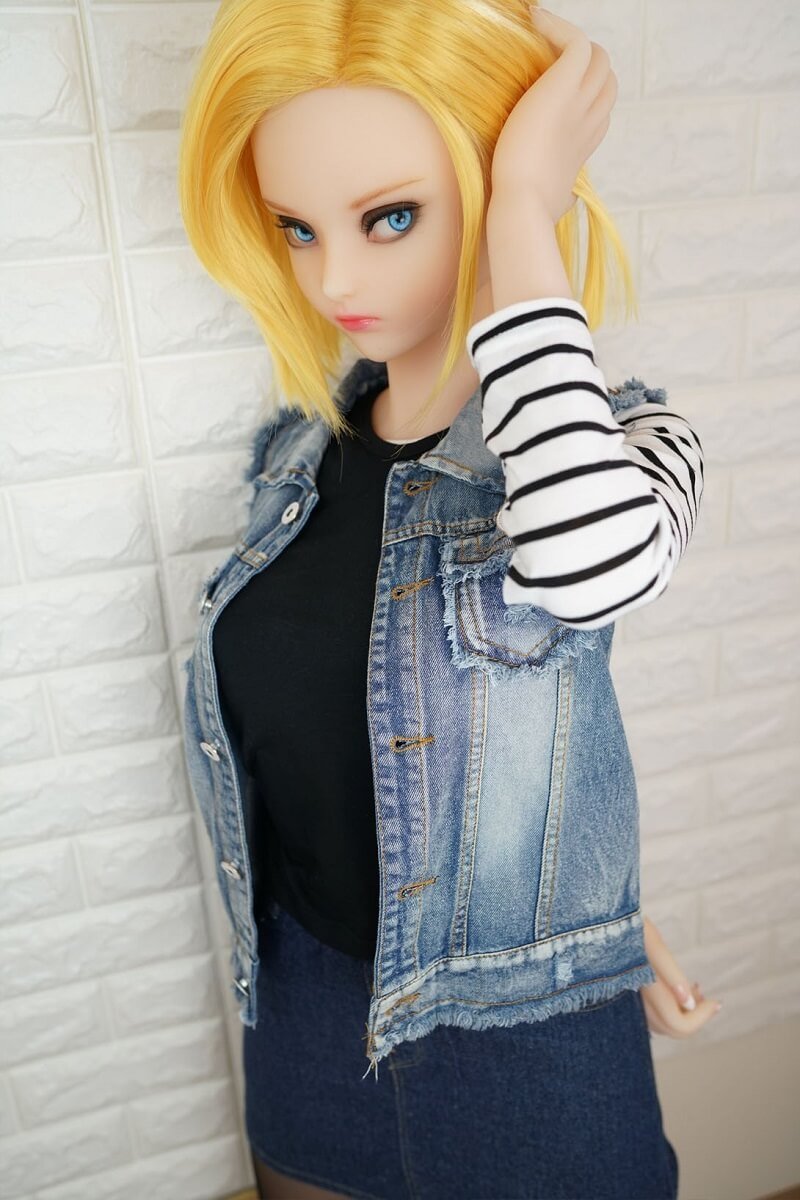 Lazuli Android 18 Sex Doll (Irokebijin 140 cm E-Cup TPE/silikona)